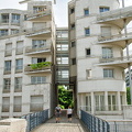 The Promenade Plantée seems to cut through these residential apartments